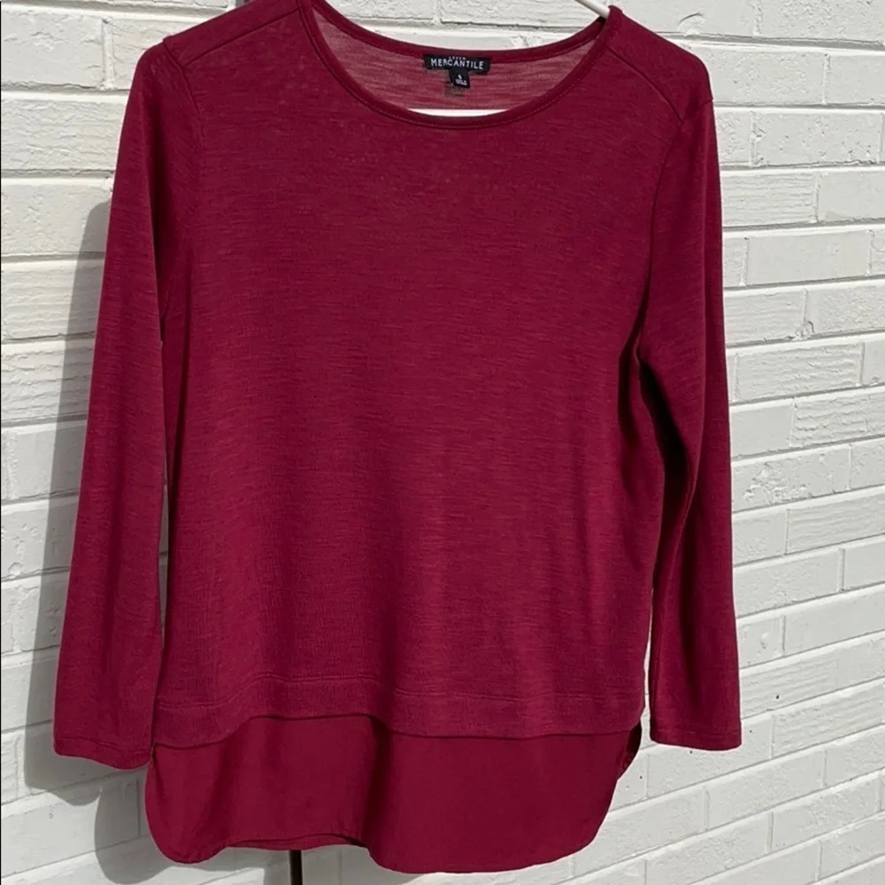 J. Crew top Mercantile long sleeved shirt